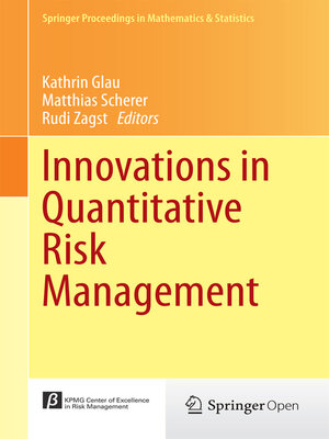 cover image of Innovations in Quantitative Risk Management